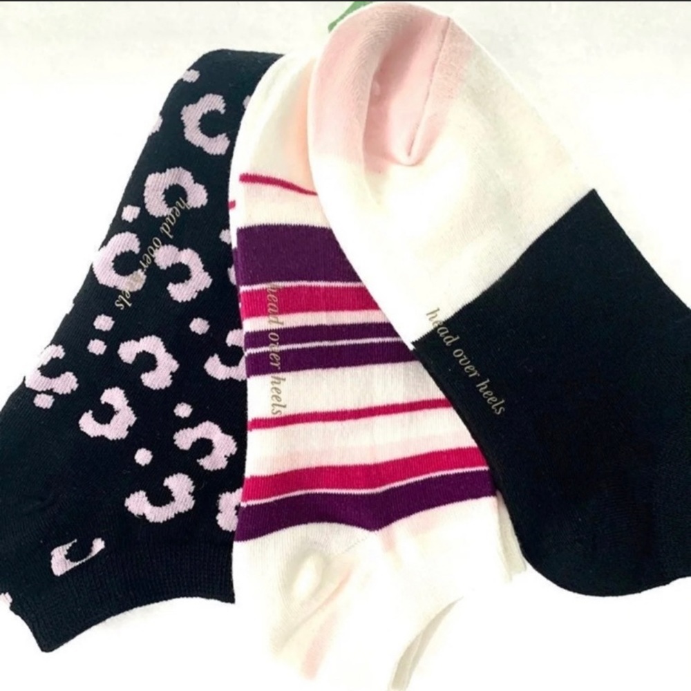 Kate Spade no show socks 3 pack NEW